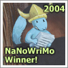 badge: NaNoWriMo winner 2004
