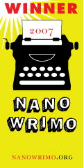 badge: NaNoWriMo winner 2007